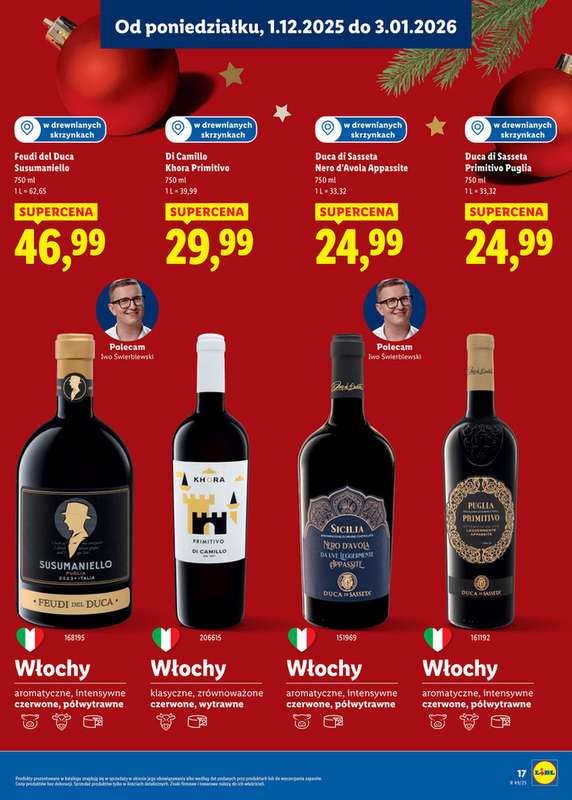Lidl - gazetka promocyjna Katalog alkoholi mocnych i win od środy 03.12 do soboty 03.01 - strona 17