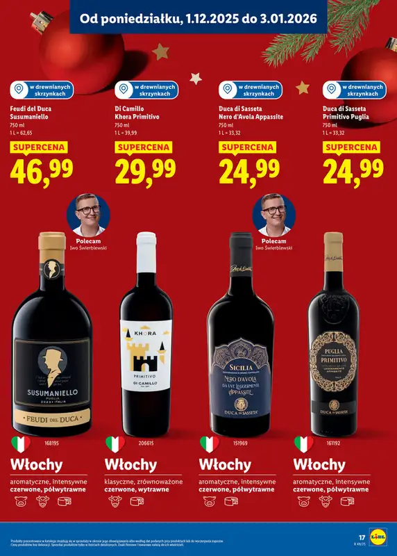 Lidl - gazetka promocyjna Katalog alkoholi mocnych i win  do soboty 03.01 - strona 17