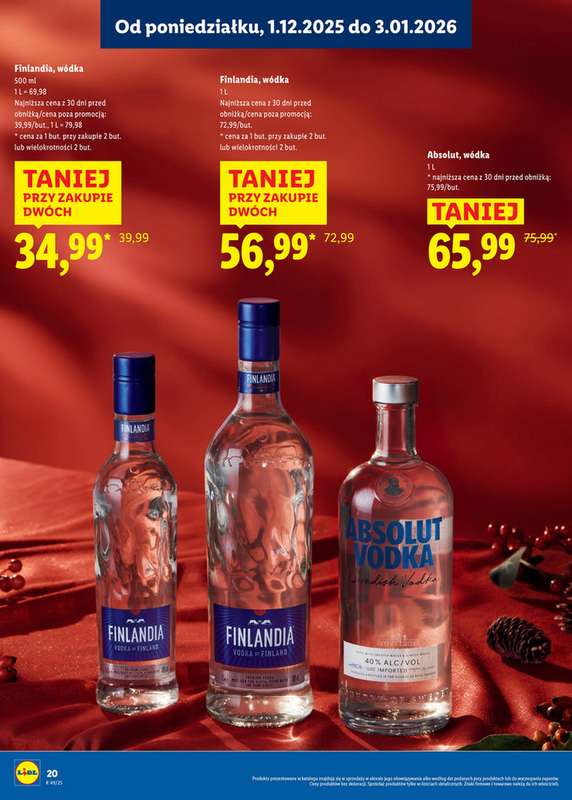 Lidl - gazetka promocyjna Katalog alkoholi mocnych i win od środy 03.12 do soboty 03.01 - strona 20