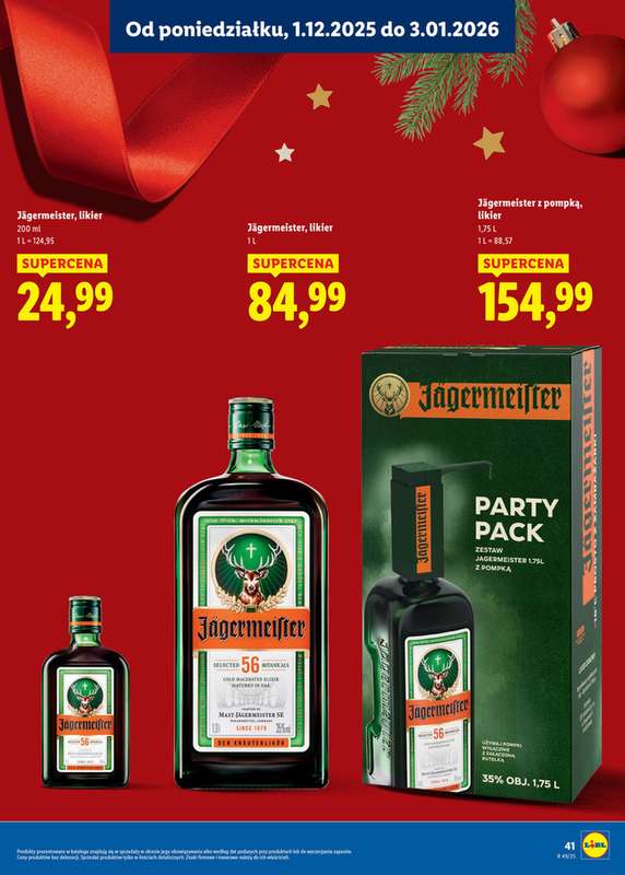 Lidl - gazetka promocyjna Katalog alkoholi mocnych i win od środy 03.12 do soboty 03.01 - strona 41