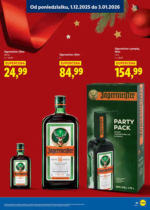 Lidl - gazetka promocyjna Katalog alkoholi mocnych i win  do soboty 03.01 - strona 41