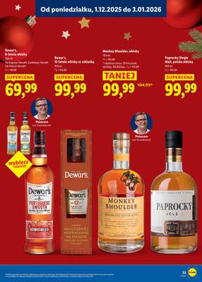 Lidl - gazetka promocyjna Katalog alkoholi mocnych i win  do soboty 03.01 - strona 33
