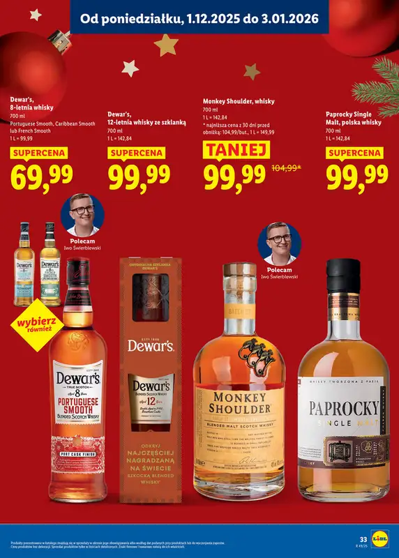 Lidl - gazetka promocyjna Katalog alkoholi mocnych i win  do soboty 03.01 - strona 33