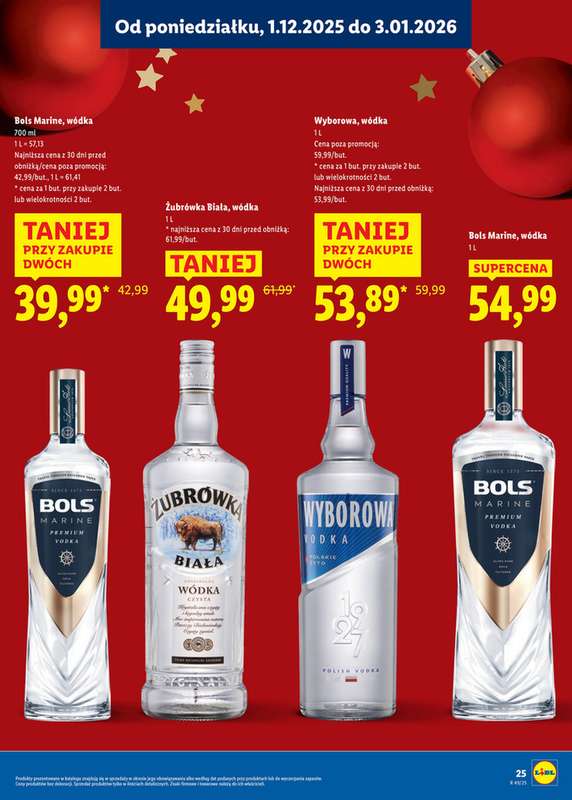 Lidl - gazetka promocyjna Katalog alkoholi mocnych i win od środy 03.12 do soboty 03.01 - strona 25