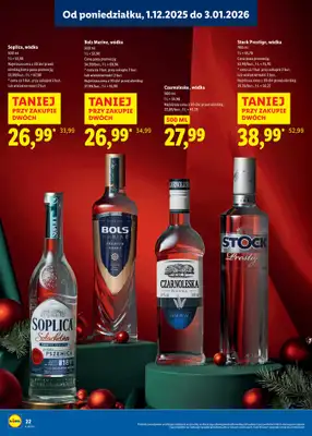 Lidl - gazetka promocyjna Katalog alkoholi mocnych i win  do soboty 03.01 - strona 22