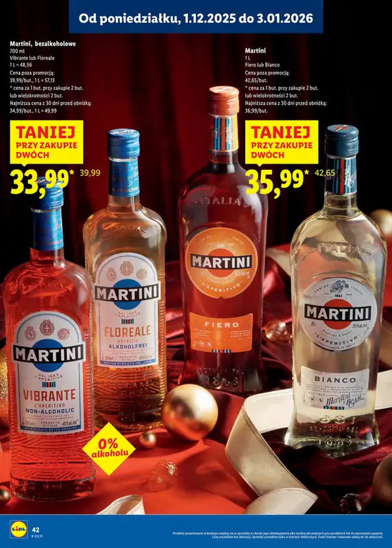 Lidl - gazetka promocyjna Katalog alkoholi mocnych i win  do soboty 03.01 - strona 42