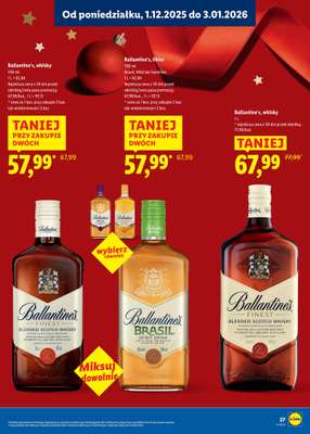 Lidl - gazetka promocyjna Katalog alkoholi mocnych i win  do soboty 03.01 - strona 27