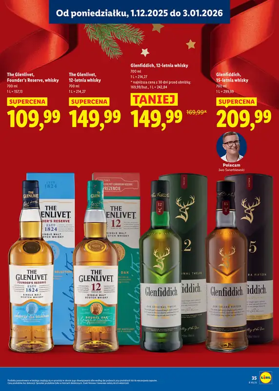 Lidl - gazetka promocyjna Katalog alkoholi mocnych i win  do soboty 03.01 - strona 35