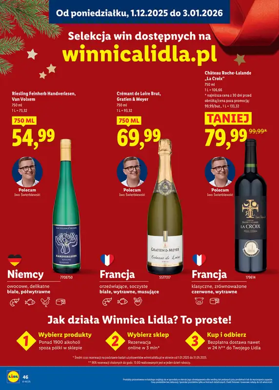 Lidl - gazetka promocyjna Katalog alkoholi mocnych i win  do soboty 03.01 - strona 46
