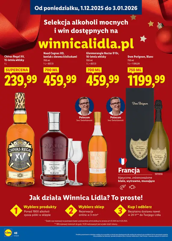 Lidl - gazetka promocyjna Katalog alkoholi mocnych i win  do soboty 03.01 - strona 48