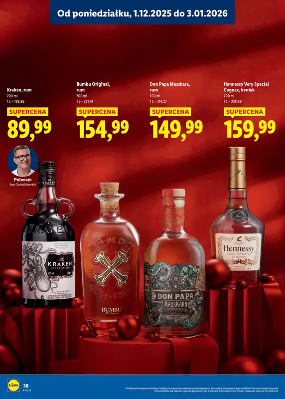 Lidl - gazetka promocyjna Katalog alkoholi mocnych i win  do soboty 03.01 - strona 38