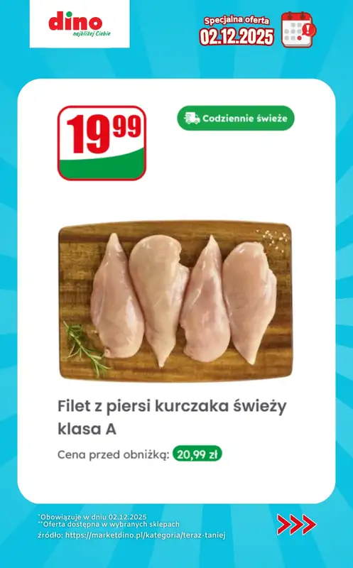 Dino - gazetka promocyjna Specjalna oferta na 02.12.2025 - promocje spoza gazetki od wtorku 02.12 do wtorku 02.12 - strona 4