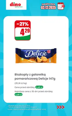 Dino - gazetka promocyjna Specjalna oferta na 02.12.2025 - promocje spoza gazetki od wtorku 02.12 do wtorku 02.12 - strona 8