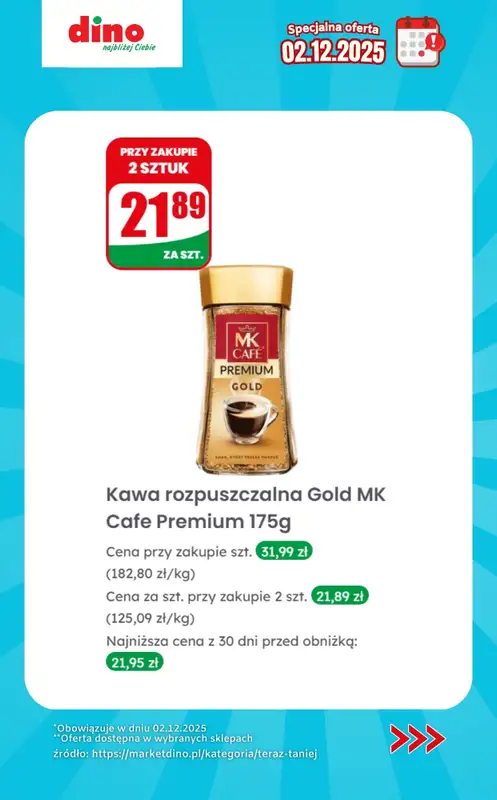 Dino - gazetka promocyjna Specjalna oferta na 02.12.2025 - promocje spoza gazetki od wtorku 02.12 do wtorku 02.12 - strona 7