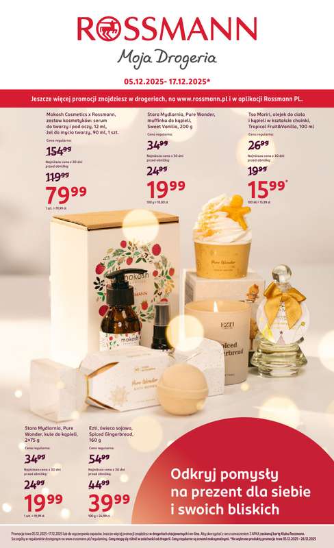 Rossmann - gazetka promocyjna Gazetka od piątku 05.12 do środy 17.12