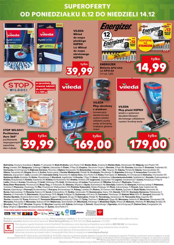 Kaufland - gazetka promocyjna Oferta Kaufland - Non Food od czwartku 04.12 do wtorku 09.12 - strona 20