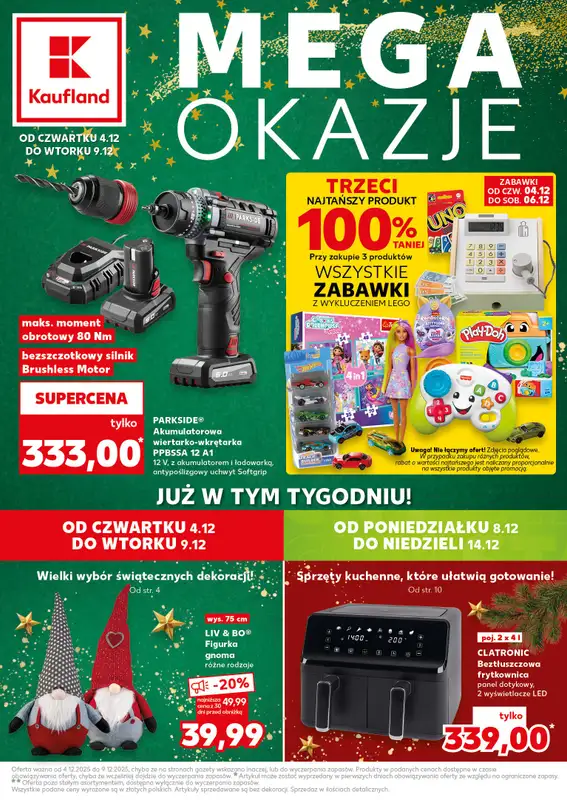 Kaufland - gazetka promocyjna Oferta Kaufland - Non Food od czwartku 04.12 do wtorku 09.12