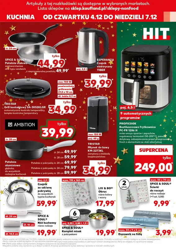 Kaufland - gazetka promocyjna Oferta Kaufland - Non Food od czwartku 04.12 do wtorku 09.12 - strona 15