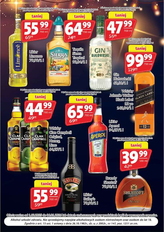 Prim Market - gazetka promocyjna Oferta alkoholowa  do wtorku 06.01 - strona 4