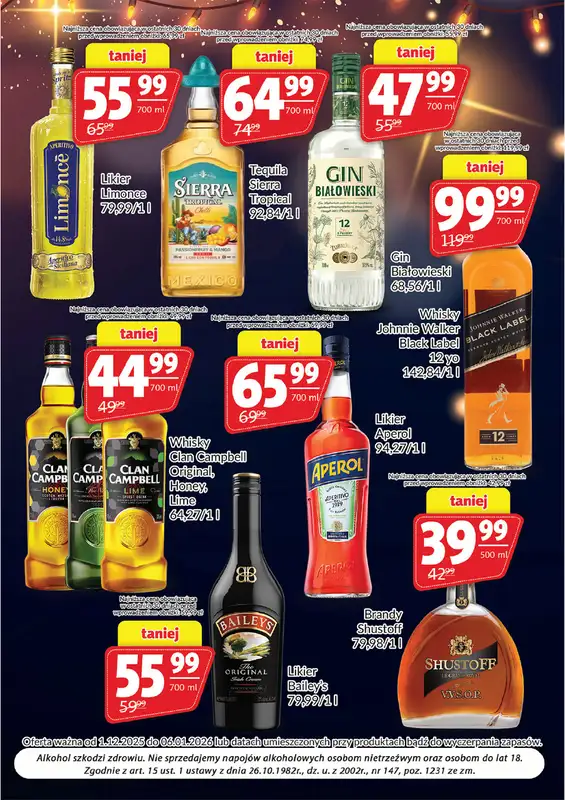 Prim Market - gazetka promocyjna Oferta alkoholowa  do wtorku 06.01 - strona 4