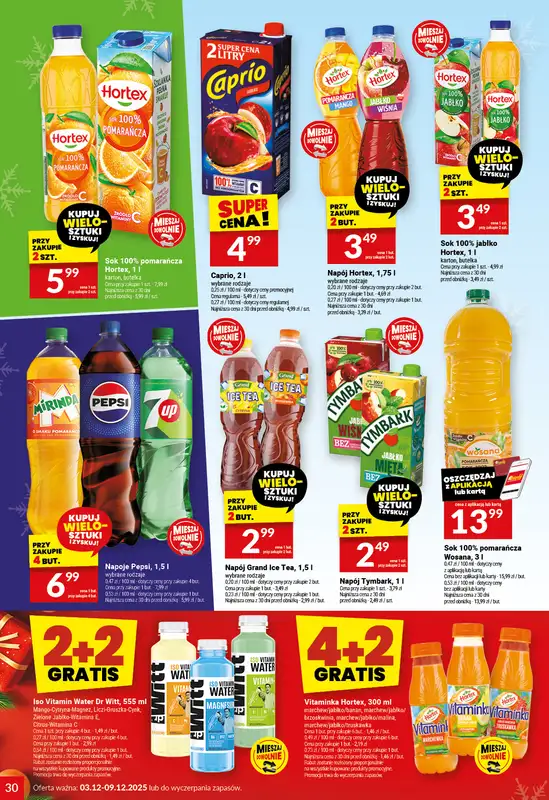 Twój Market - gazetka promocyjna Gazetka od środy 03.12 do wtorku 09.12 - strona 30