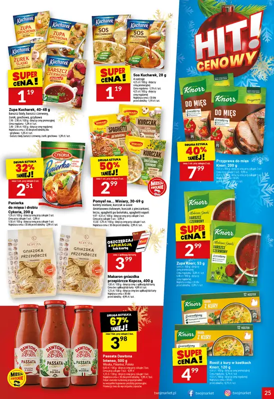 Twój Market - gazetka promocyjna Gazetka od środy 03.12 do wtorku 09.12 - strona 25