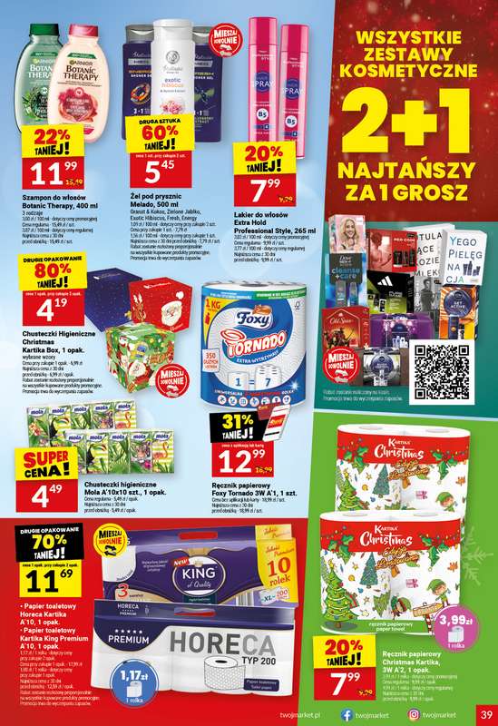 Twój Market - gazetka promocyjna Gazetka od środy 03.12 do wtorku 09.12 - strona 39
