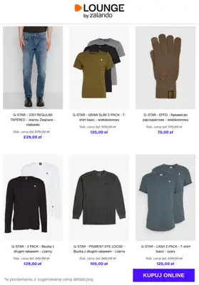 Lounge by Zalando - gazetka promocyjna Do -76%  G-Star - Mężczyźni od wtorku 02.12 do piątku 05.12 - strona 3
