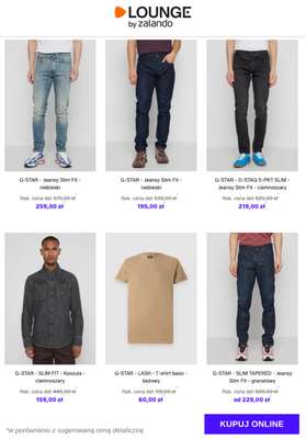 G-STAR - Jeansy Slim Fit - niebieski