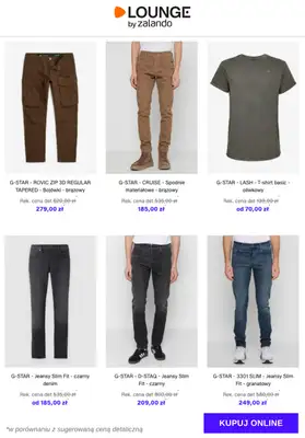 Lounge by Zalando - gazetka promocyjna Do -76%  G-Star - Mężczyźni od wtorku 02.12 do piątku 05.12 - strona 4