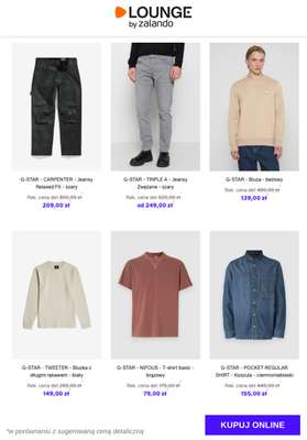 G-STAR - CARPENTER - Jeansy Relaxed Fit - szary