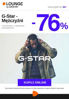 Lounge by Zalando - gazetka promocyjna Do -76%  G-Star - Mężczyźni od wtorku 02.12 do piątku 05.12