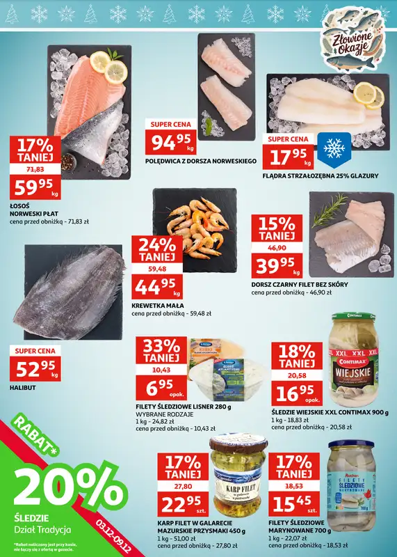 Auchan - gazetka promocyjna Gazetka Racibórz I Świąteczne przyGOTOWANIE od środy 03.12 do wtorku 09.12 - strona 8