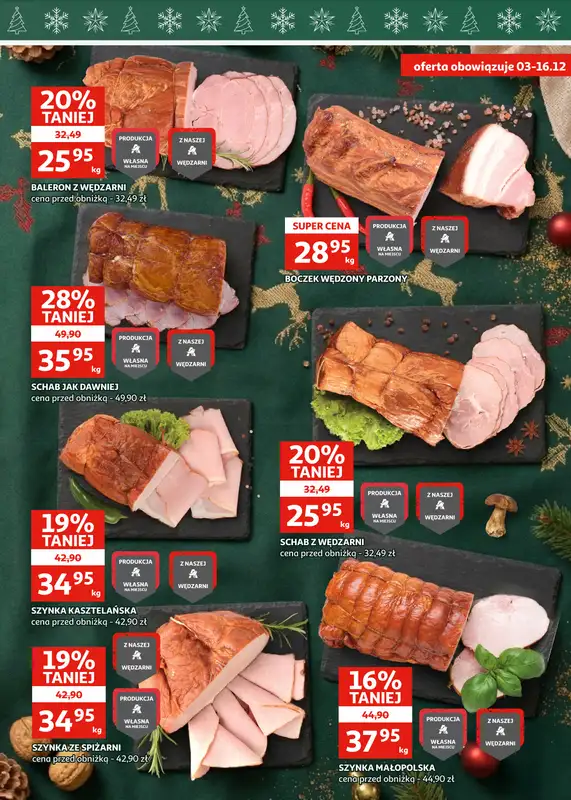 Auchan - gazetka promocyjna Gazetka Racibórz I Świąteczne przyGOTOWANIE od środy 03.12 do wtorku 09.12 - strona 3