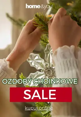 home&you - gazetka promocyjna Bombki i zawieszki na choinkę SALE od wtorku 02.12 do wtorku 09.12