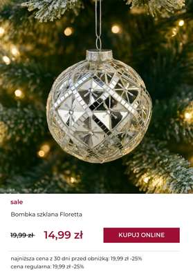 home&you - gazetka promocyjna Bombki i zawieszki na choinkę SALE od wtorku 02.12 do wtorku 09.12 - strona 7