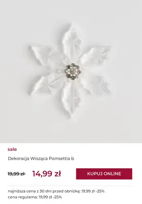 home&you - gazetka promocyjna Bombki i zawieszki na choinkę SALE od wtorku 02.12 do wtorku 09.12 - strona 5