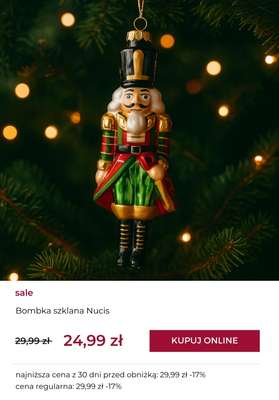 home&you - gazetka promocyjna Bombki i zawieszki na choinkę SALE od wtorku 02.12 do wtorku 09.12 - strona 3