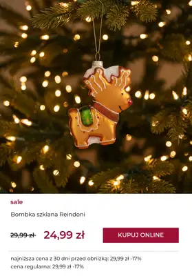 home&you - gazetka promocyjna Bombki i zawieszki na choinkę SALE od wtorku 02.12 do wtorku 09.12 - strona 10