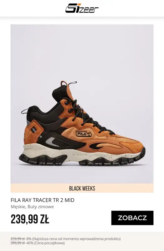 BEST SALE - gazetka promocyjna Sizeer | Do -45% BLACK WEEKS   - strona 3