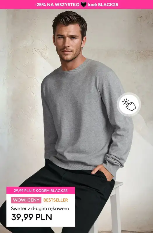 BEST SALE - gazetka promocyjna Sinsay | -25% na wszystko przy zakupie min. 4 szt.   - strona 29