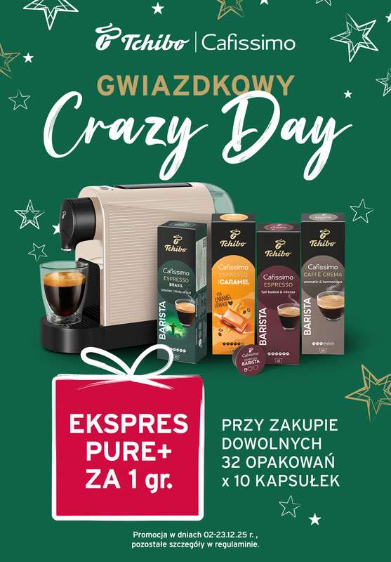 Tchibo - gazetka promocyjna Crazy Day w Tchibo od wtorku 02.12 do wtorku 23.12