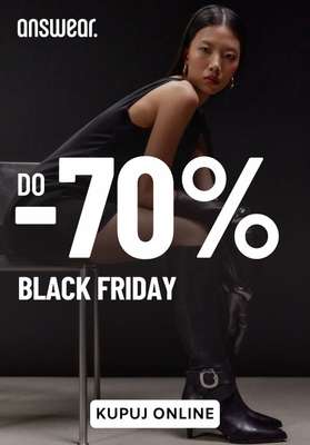 BEST SALE - gazetka promocyjna Answear | Do -70% Black Friday  do wtorku 02.12