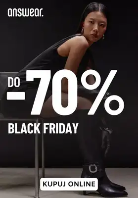 BEST SALE - gazetka promocyjna Answear | Do -70% Black Friday  do wtorku 02.12
