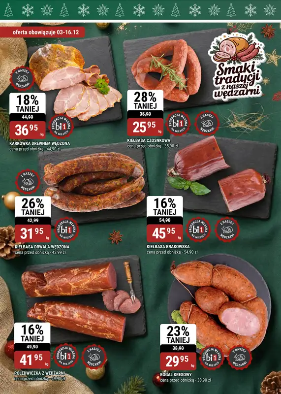 bi1 - gazetka promocyjna Gazetka Czeladź I Świąteczne przyGOTOWANIE od środy 03.12 do wtorku 09.12 - strona 2