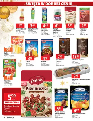 Leclerc - gazetka promocyjna Oferta E.Leclerc I Święta w dobrej cenie od wtorku 02.12 do niedzieli 14.12 - strona 10