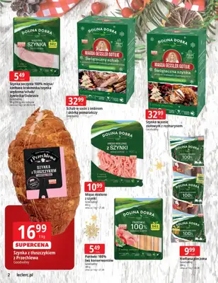 Leclerc - gazetka promocyjna Oferta E.Leclerc I Święta w dobrej cenie od wtorku 02.12 do niedzieli 14.12 - strona 2