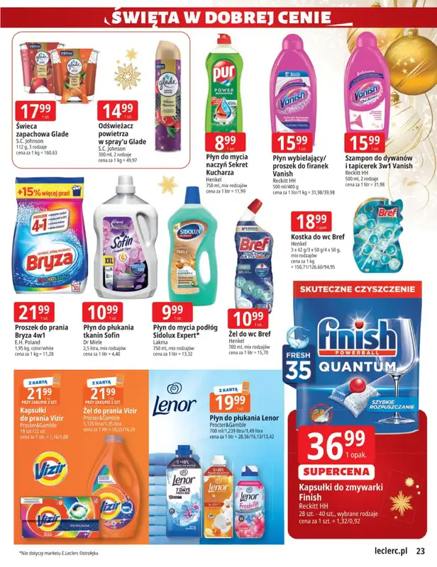 Leclerc - gazetka promocyjna Oferta E.Leclerc I Święta w dobrej cenie od wtorku 02.12 do niedzieli 14.12 - strona 23