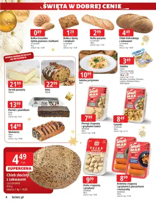 Leclerc - gazetka promocyjna Oferta E.Leclerc I Święta w dobrej cenie od wtorku 02.12 do niedzieli 14.12 - strona 4