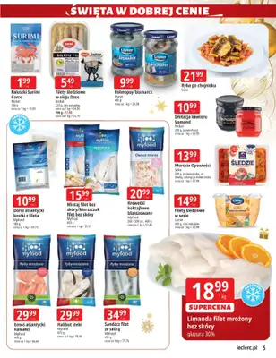 Leclerc - gazetka promocyjna Oferta E.Leclerc I Święta w dobrej cenie od wtorku 02.12 do niedzieli 14.12 - strona 5